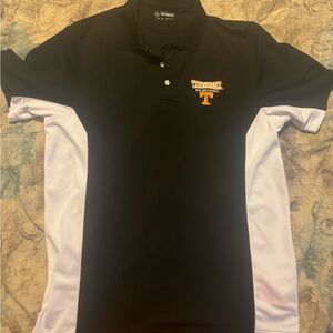 Tennessee Volunteers Black and White Polo Shirt